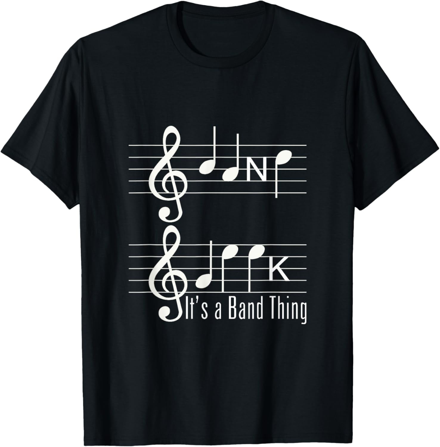 Band Notee t-shirt Musicians Band Geek Music Notes Spelling Funny T Shirt ...