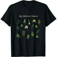 thumbnail image 1 of t-shirt My Medicine Cabinet Natural Healing Plants Medicinal Herbs T-Shirt mens，black，women，funny，journey，Crew Neck, Short Sleeve,printing, 1 of 4