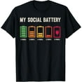 thumbnail image 1 of t-shirt My Social Battery, Low Energy, Anti Social Introvert T-Shirt., 1 of 4