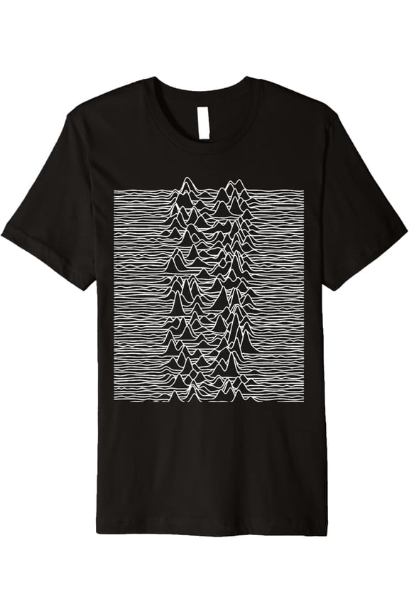 t-shirt Nerdy Pulsar Waves Unknown Pleasures Earth Science Teacher Premium T-Shirt mens t shirt,black,women,funny,misfits,men,journey