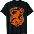 thumbnail image 1 of t-shirt Netherlands Tshirt Holland Dutch Amsterdam Nederland Dutch T-Shirt mens，black，women，funny，journey，Crew Neck, Short Sleeve,custom clothing patterns.gift, 1 of 4