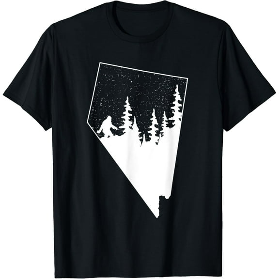 t-shirt Nevada Bigfoot Gift Sasquatch Silhouette State Pride Nature T-Shirt mens t shirt，black，women，funny，misfits，men，journey