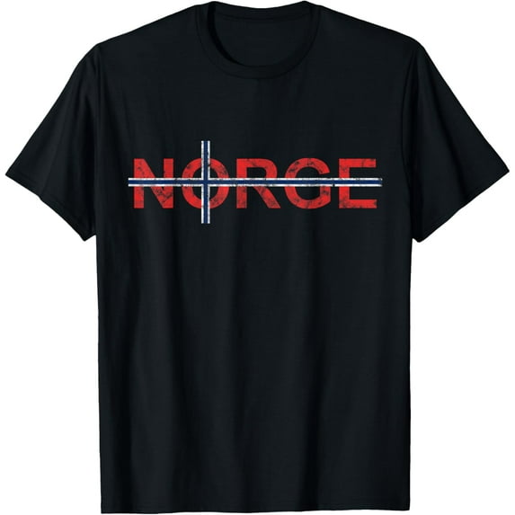t-shirt Norge Norway Norwegian Flag Nordic Cross Travel Europe T-Shirt