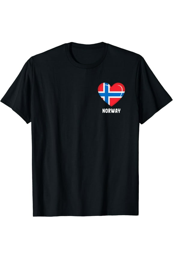 t-shirt Norwegian Norway Flag T-Shirt mens t shirt,black,women,funny,misfits,men,journey