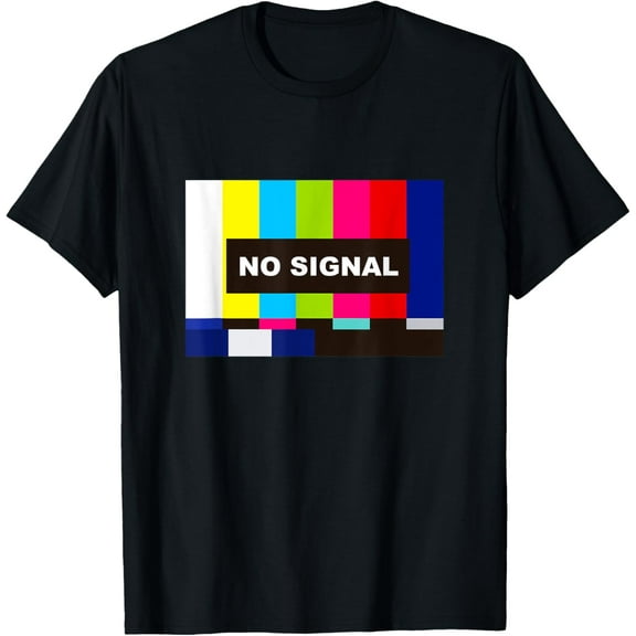 t-shirt Nostalgia Shirts - Analog Television No Signal T-Shirt.