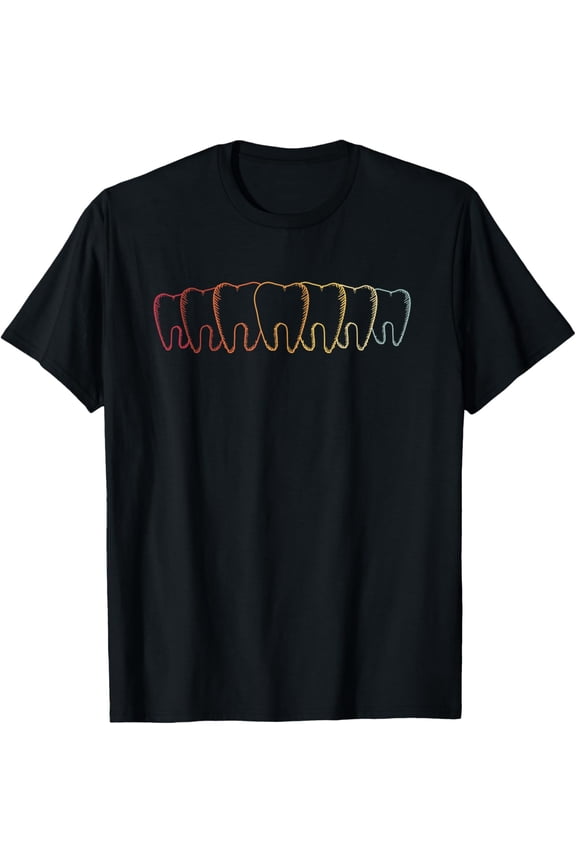 t-shirt Novelty Vintage Tooths Dentist Doctor Appreciation Women Men T-Shirt.