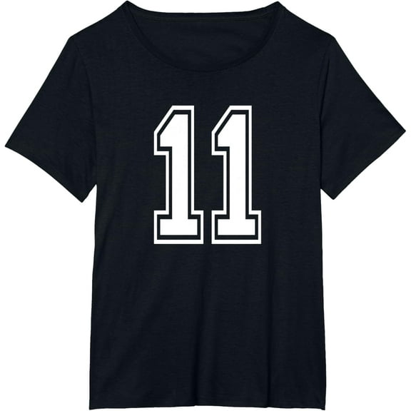 t-shirt Number 11 Birthday Gift Sports Player Team Numbered Jersey t-shirt mens t shirt，black，women，funny，misfits，men，journey