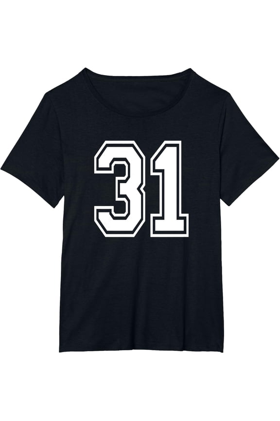 t-shirt Number 31 Numbered Uniform Sports Jersey Team 31st Birthday t-shirt mens t shirt,black,women,funny,misfits,men,journey