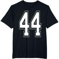 thumbnail image 1 of t-shirt Number 44 Birthday Gift Sports Player Team Numbered Jersey T-Shirt mens，black，women，funny，journey，Crew Neck, Short Sleeve,printing, 1 of 4