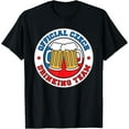 thumbnail image 1 of t-shirt Official Czech Drinking Team Beer Czech Republic Flag T-Shirt mens t shirt，black，women，funny，misfits，men，journey, 1 of 4