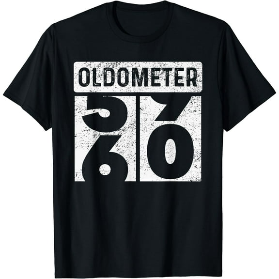 t-shirt Oldometer Odometer Funny 60th Birthday Gift 60 yrs Old Joke T-Shirt mens，black，women，funny，journey，Crew Neck, Short Sleeve,printing