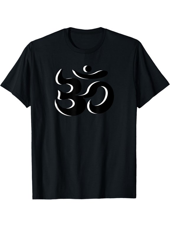 t-shirt Om Symbol Buddist Yoga Sign T-Shirt mens,black,women,funny,journey,Crew Neck, Short Sleeve,custom clothing patterns.gift