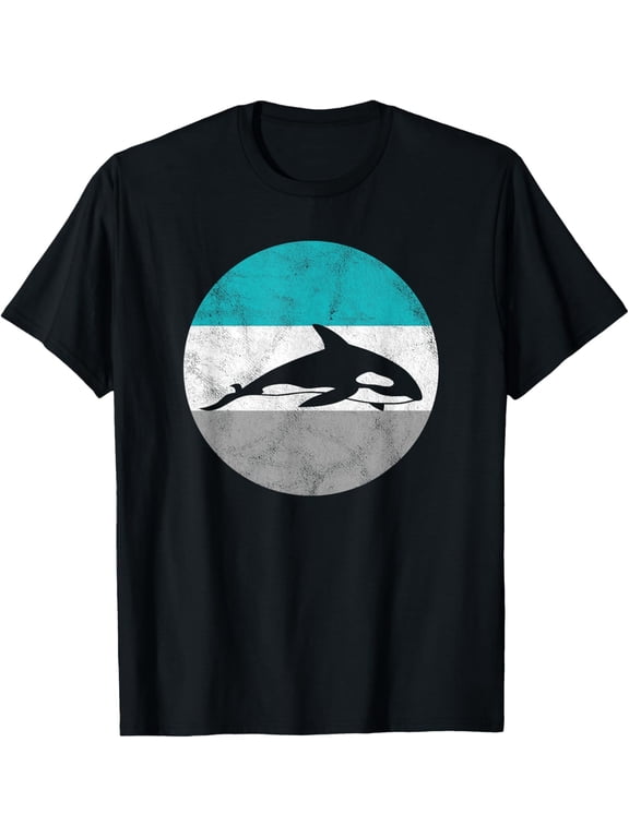 Orca Killer Whale Retro Gift For Men Women Boys & Girls T-Shirt