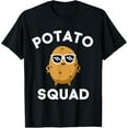 thumbnail image 1 of t-shirt POTATO SQUAD Funny Smiling Vegetarian Matching Potato Lovers T-Shirt., 1 of 4