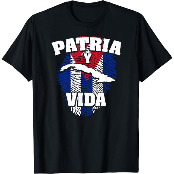 t-shirt Patria Y Vida Cuba Cuban Freedom Movement Se Acabo T-Shirt mens t shirt，black，women，funny，misfits，men，journey