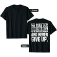 thumbnail image 1 of t-shirt Perseverance Motivational Quote Inspiration (ON BACK) T-Shirt mens t shirt，black，women，funny，misfits，men，journey, 1 of 4