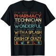 thumbnail image 1 of t-shirt Pharmacy Technician Pharmacy Tech CPHT T-Shirt mens，black，women，funny，journey，Crew Neck, Short Sleeve,custom clothing patterns., 1 of 4