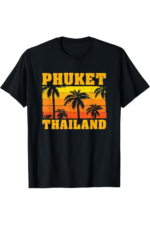 t-shirt Phuket Thai Gift Thailand T-Shirt mens,black,women,funny,journey,Crew Neck, Short Sleeve,custom clothing patterns.gift