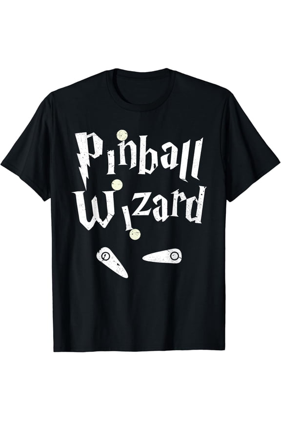 t-shirt Pinball Wizard Arcade Machine Player Game Lover Art Design T-Shirt mens t shirt,black,women,funny,misfits,men,journey