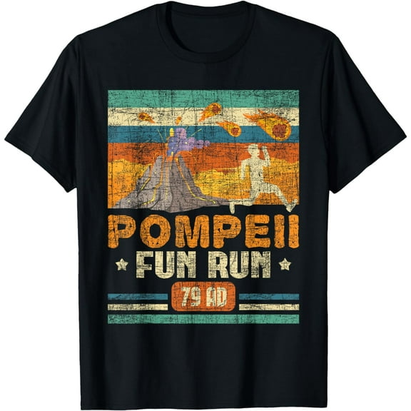 t-shirt Pompeii Fun Run - Geography Volcanologist Volcanology T-Shirt.