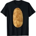 thumbnail image 1 of t-shirt Potatoe- Mmmmmmm Potatoes Tshirt Halloween Costume T-Shirt mens，black，women，funny，journey，Crew Neck, Short Sleeve,custom clothing patterns.gift, 1 of 4