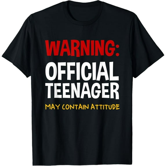 t-shirt Present For 13 Year Old Boy Girl Birthday Official Teenager T-Shirt.