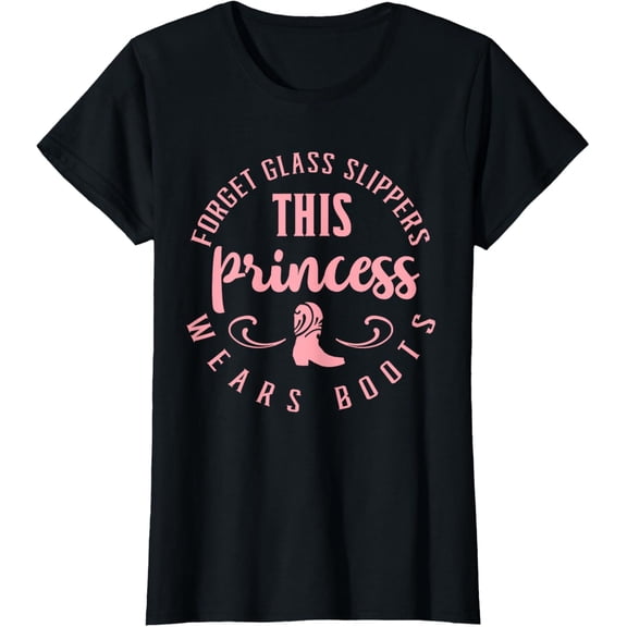 t-shirt Princess Cowboy Boots Western Cowgirl Girls T Shirt Gift mens t shirt，black，women，funny，misfits，men，journey