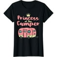 thumbnail image 1 of Princess Of Camper Camping Van Trailer RV Women Kids Girls T-Shirt, 1 of 4