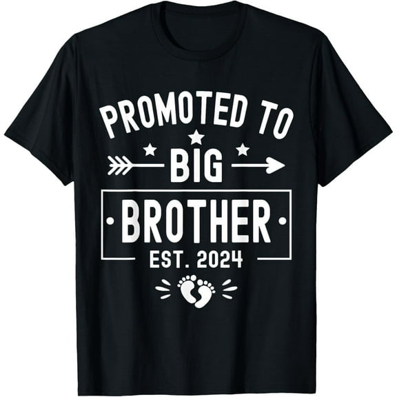 t-shirt Promoted To Big Brother Est 2024 Soon To Be Big Brother 2024 T-Shirt.