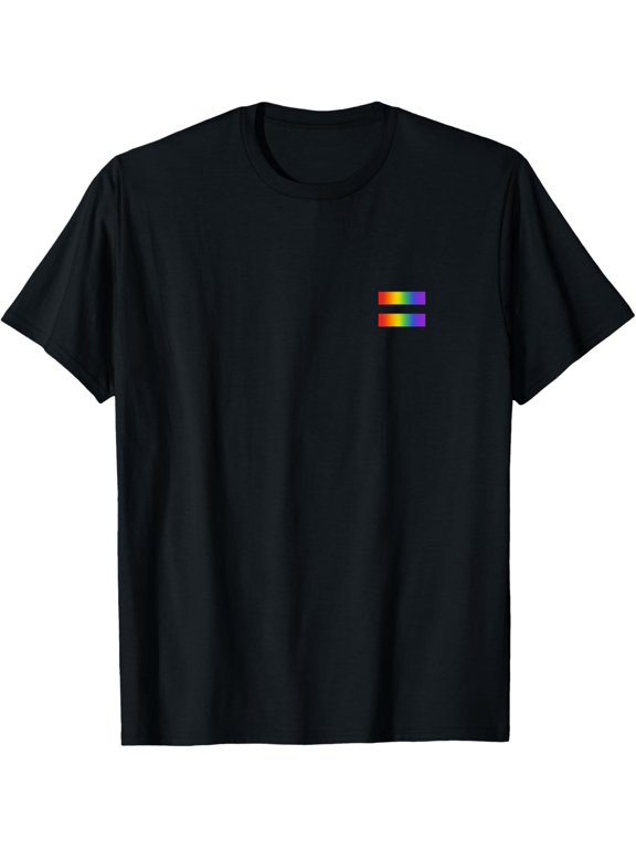 t-shirt Rainbow Equality Symbol Subtle Pride Stuff LGBT Gay Rights T-Shirt mens,black,women,funny,journey,Crew Neck, Short Sleeve,printing