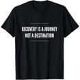 thumbnail image 1 of Recovery Journey AA Alcoholics NA Narcotics Motivational T-Shirt, 1 of 4
