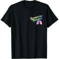 thumbnail image 1 of t-shirt Respiratory Therapist - Lung Therapy Pulmonology Nurse Week T-Shirt mens，black，women，funny，journey，Crew Neck, Short Sleeve,printing, 1 of 4