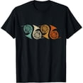 thumbnail image 1 of Retro 70's Funny French Horn T-Shirt For French Horn Player T-Shirt men and women can wear, black, white, gifts, 1 of 4