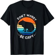 Retro Capybara Dont Worry Be Cappy T-Shirt