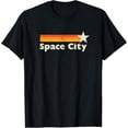 thumbnail image 1 of t-shirt Retro Distressed Houston Baseball Space City T-Shirt mens t shirt，black，women，funny，misfits，men，journey, 1 of 4