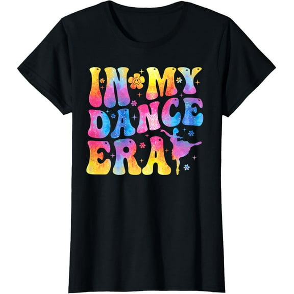 t-shirt Retro In My Dance Era Ballet Dancer Womens Girls T-Shirt mens，black，women，funny，journey，Crew Neck, Short Sleeve,custom clothing patterns.gift