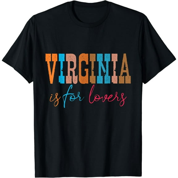 t-shirt Retro Virginia Is 4 Lovers Outdooors VA For Virginians Gift T-Shirt mens t shirt，black，women，funny，misfits，men，journey