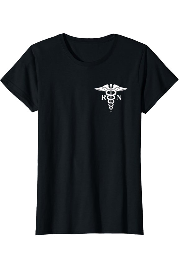 t-shirt Rn Nurse Caduceus Medical Symbol Nursing Logo Gifts T-Shirt.
