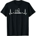 thumbnail image 1 of t-shirt Roller Coaster Heartbeat T-Shirt mens t shirt，black，women，funny，misfits，men，journey, 1 of 4