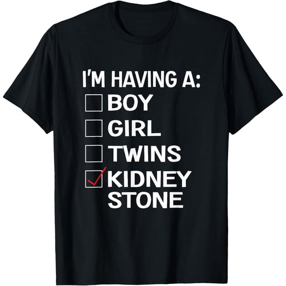 t-shirt Sarcastic Kidney Stone Meme Joke Urologist Patient T-Shirt mens,black,women,funny,journey,Crew Neck, Short Sleeve,custom clothing patterns.gift