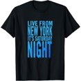 thumbnail image 1 of t-shirt Saturday Night Live It's Saturday Night T-Shirt mens，black，women，funny，journey，Crew Neck, Short Sleeve,printing, 1 of 4