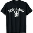 thumbnail image 1 of t-shirt Scotland Scottish Lion T-Shirt mens，black，women，funny，journey，Crew Neck, Short Sleeve,custom clothing patterns.gift, 1 of 4