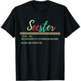 thumbnail image 1 of t-shirt Seester Definition Like A Sister Only Cooler Best Friend T-Shirt., 1 of 4
