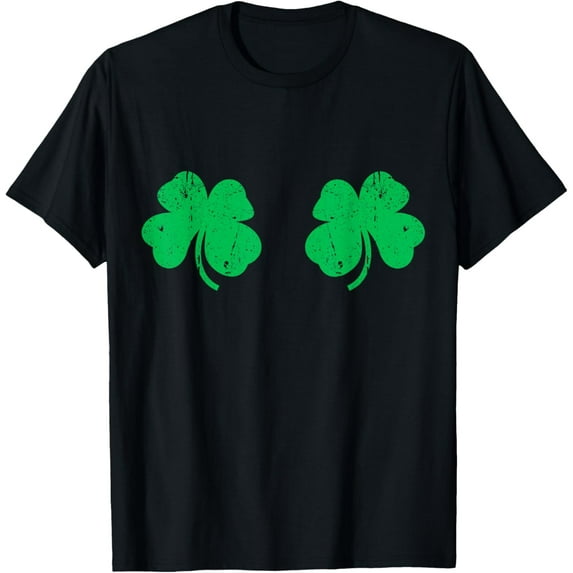t-shirt Shamrock Boobs T-Shirt Irish St Patricks Day Shirt T-Shirt.