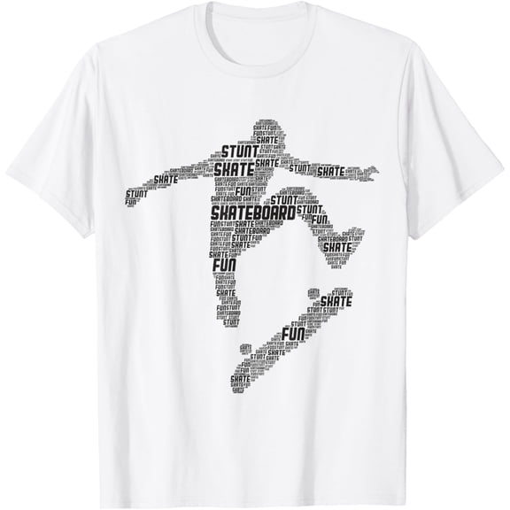 t-shirt Skateboard Skater Skateboarder Kids Boys Men T-Shirt mens t shirt,white,women,funny,misfits,men,journey