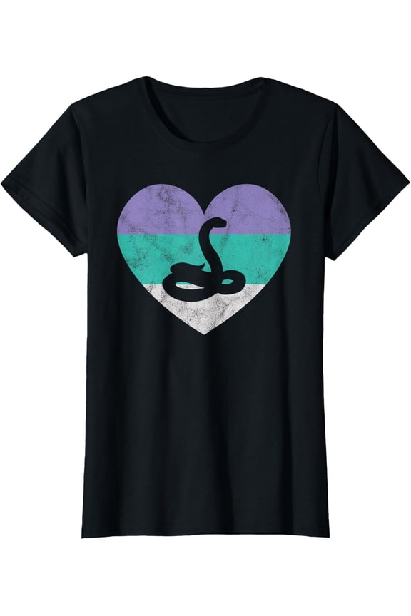 t-shirt Snake Gift Shirt For Women & Girls Retro Cute | Cobra Python T-Shirt mens,black,women,funny,journey,Crew Neck, Short Sleeve,custom clothing patterns.gift