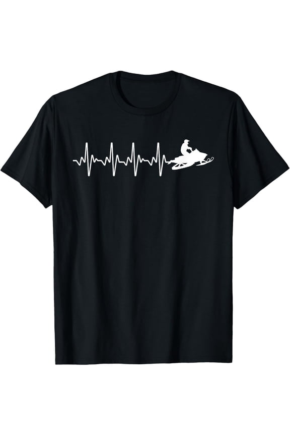 t-shirt Snowmobile Art For Men Women Snowmobiling Snowmobile Lover T-Shirt mens,black,women,funny,journey,Crew Neck, Short Sleeve,printing