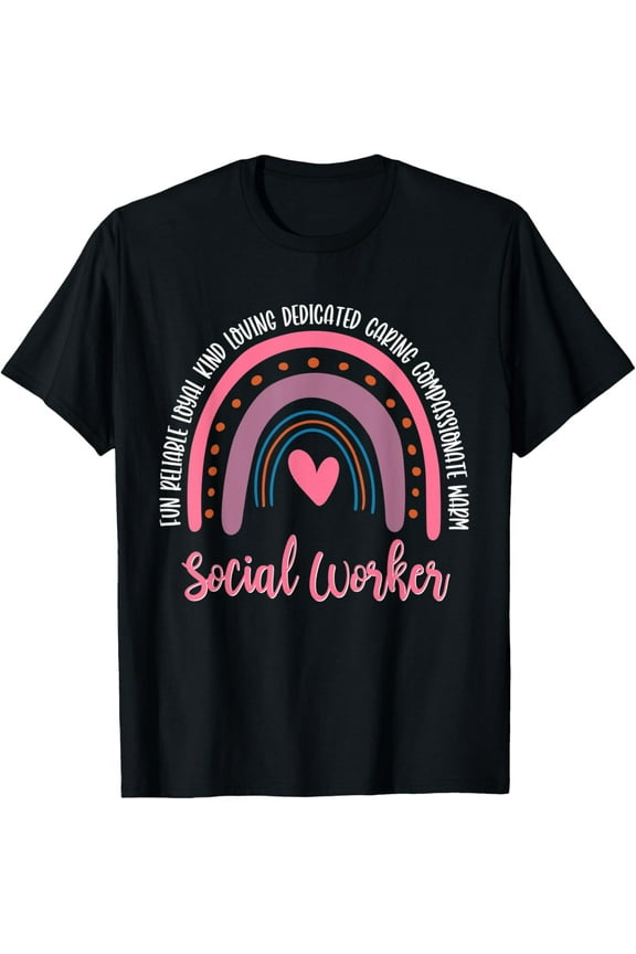 t-shirt Social Work Month Appreciation Day School Worker T-Shirt mens,black,women,funny,journey,Crew Neck, Short Sleeve,custom clothing patterns.gift