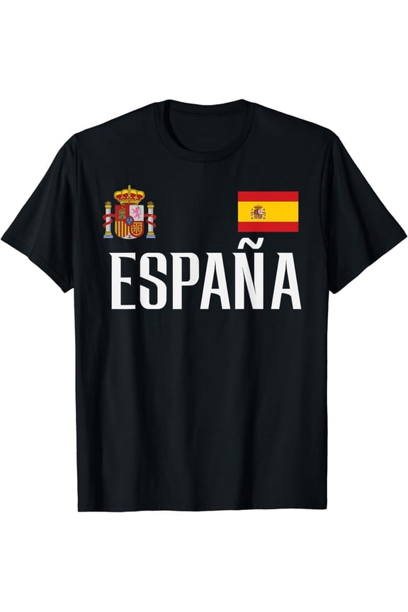 t-shirt Spain Flag Espana Football Soccer Fan Men Women Kids T-Shirt mens t shirt,black,women,funny,misfits,men,journey
