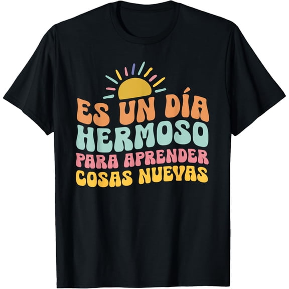 t-shirt Spanish Multilingual Teacher Dual Languages Bilingual T-Shirt mens，black，women，funny，journey，Crew Neck, Short Sleeve,custom clothing patterns.gift